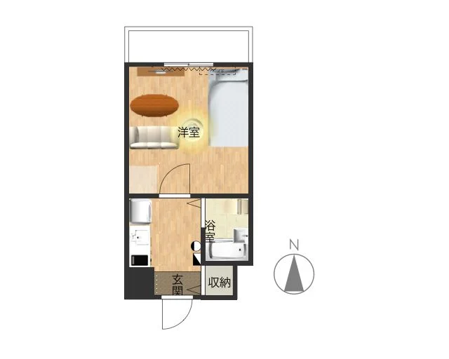 バルコニーあり