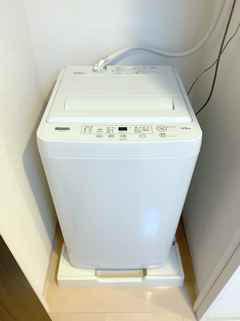 洗濯機も完備♪