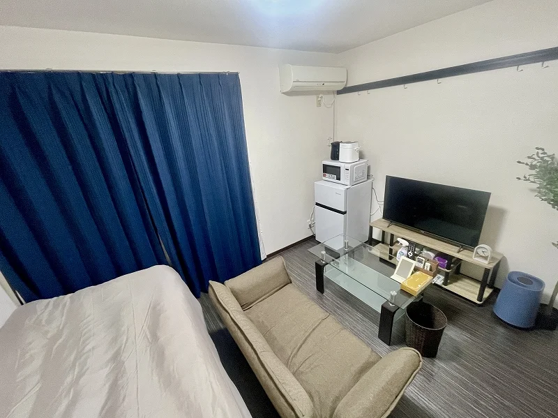 【室内画像】「鞄1つで来ても生活できる」がモットーの四日市ウィークリーマンションです。長期割引可能な四日市マンスリーマンションプランもあります♪