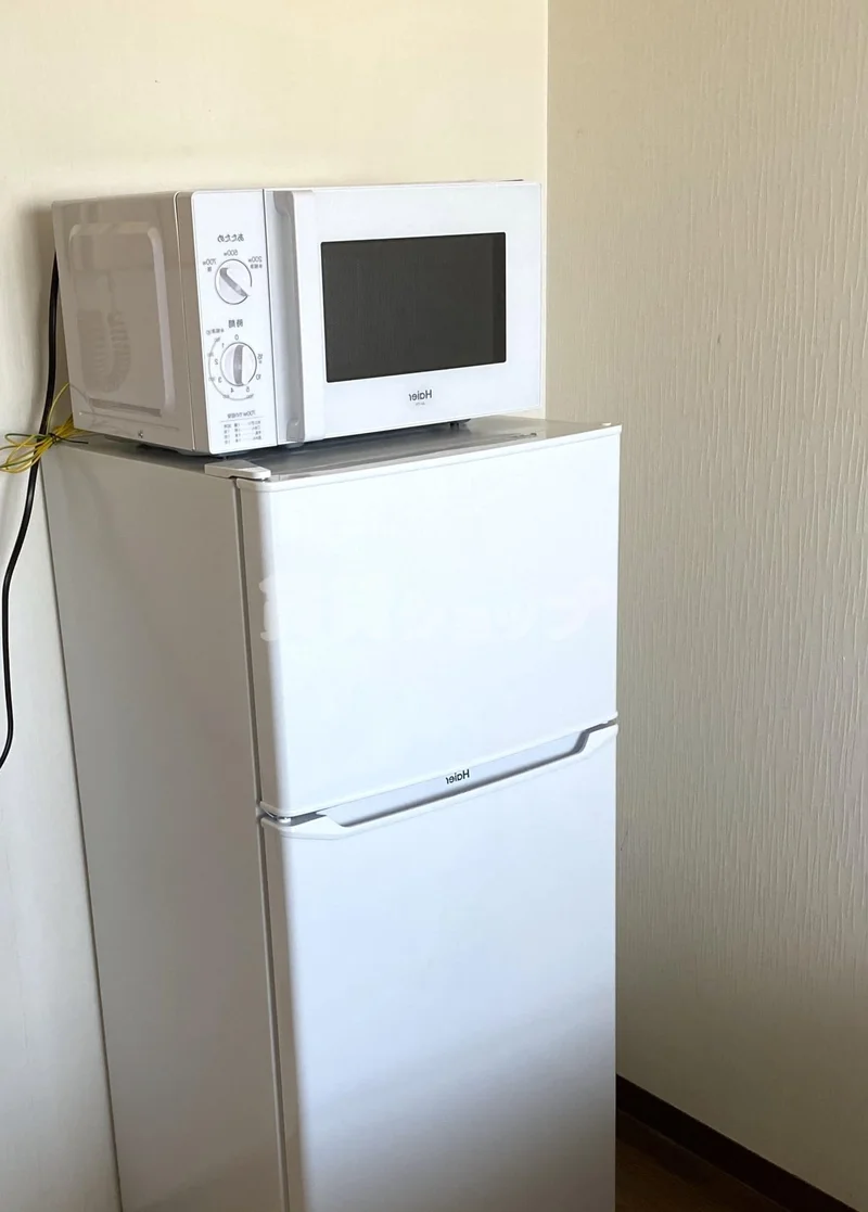 冷蔵庫・電子レンジも完備♪
