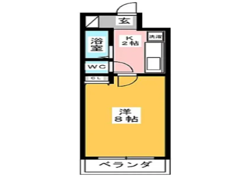 【間取図】大人気の1Kタイプ伊勢駅前(伊勢ひかり病院)ウィークリーマンション♪広々使えて伊勢駅前(伊勢ひかり病院)人気格安マンスリーマンション★
