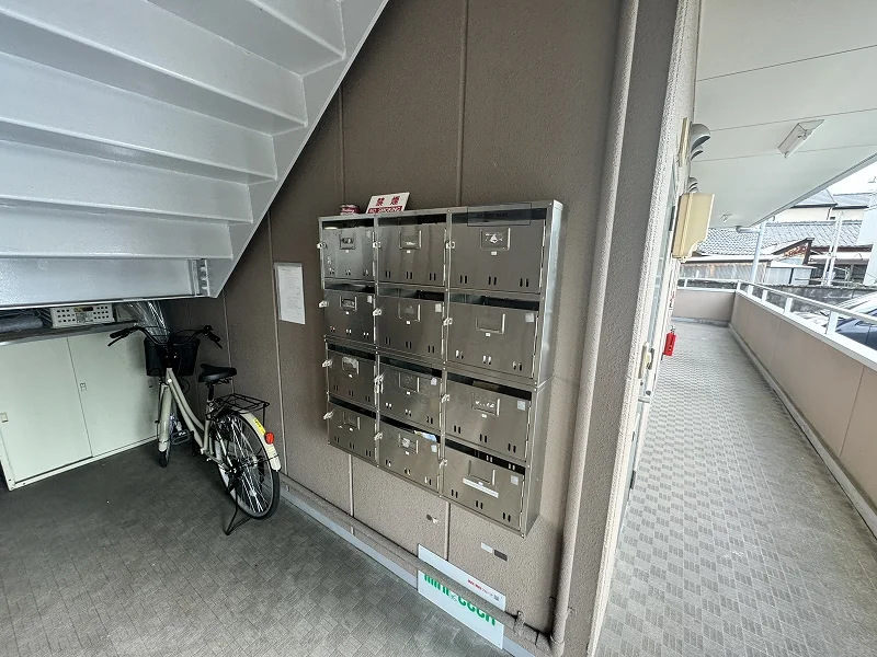 【郵便受け画像】伊勢駅前ウィークリーマンションでは入居キーの受渡は不要♪伊勢駅前エリアすべて対応しているので法人の方も安心して社員の方々に利用できます★