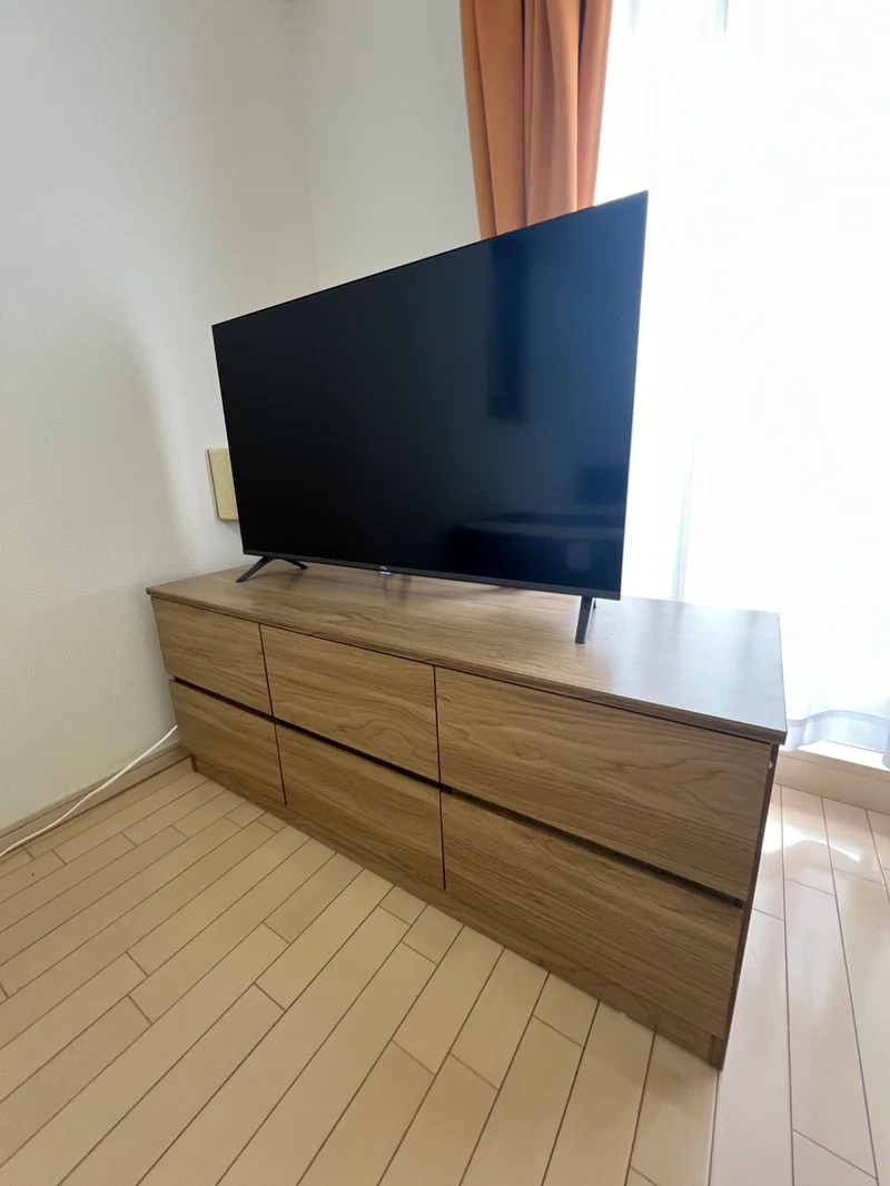 40インチの大きなテレビ♪YouTubeも視聴可能♪