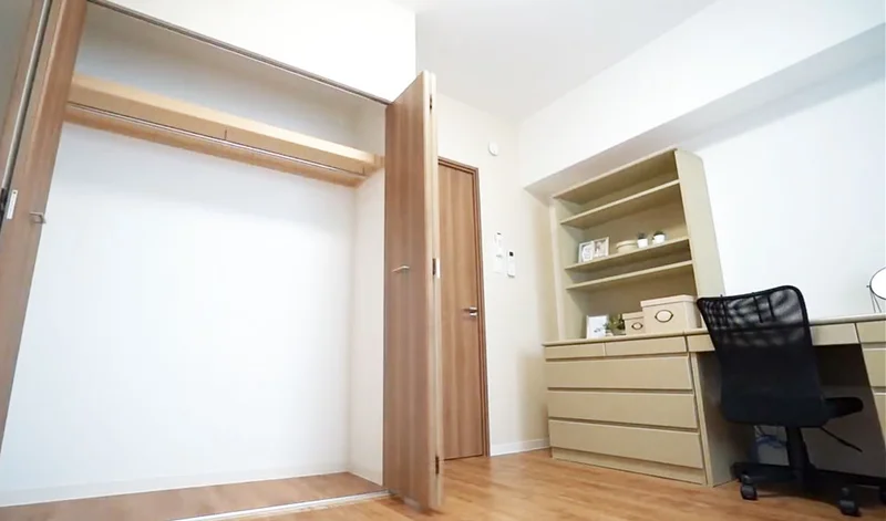 大きい収納もあり長期滞在にもおすすめです。