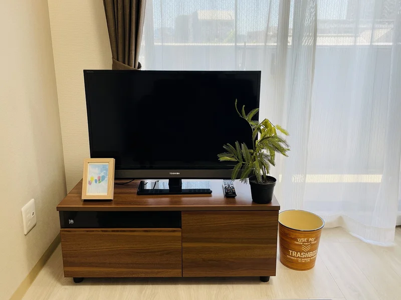 電気も入居時から通電しておりますので、手続き不要でテレビを見ることができます♪♪