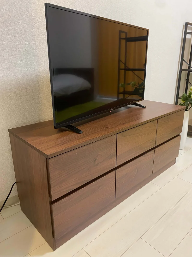 40インチの大きなテレビ♪