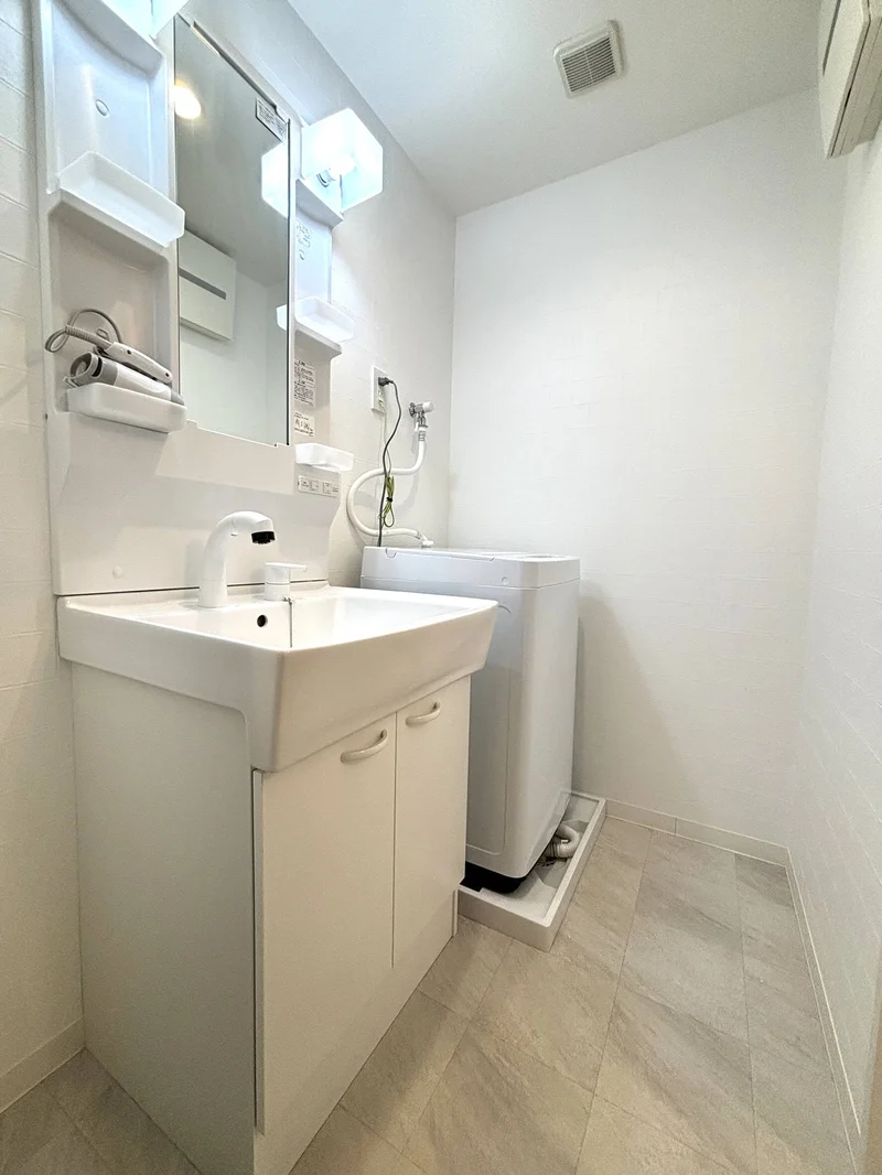 独立洗面台♪キレイな水回り♪