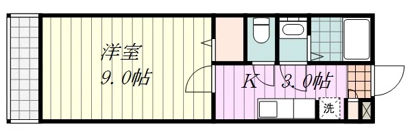 １Ｋのお部屋です☆☆鉄筋コンクリート造り☆★安心して過ごせます♪♪