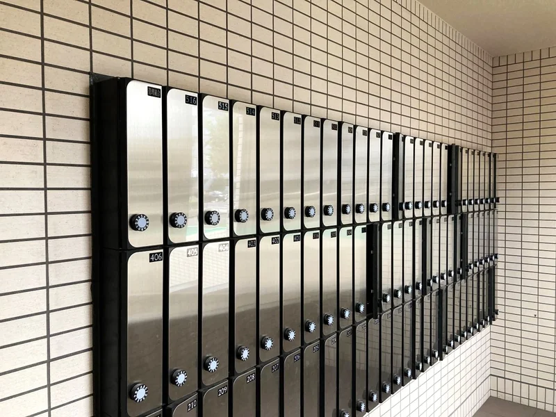 郵便ポストありで　郵送物受け取り可能！