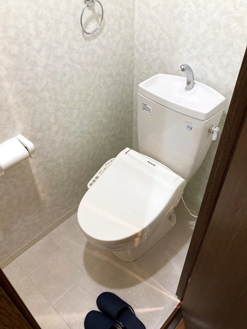 温水暖房便座あり！