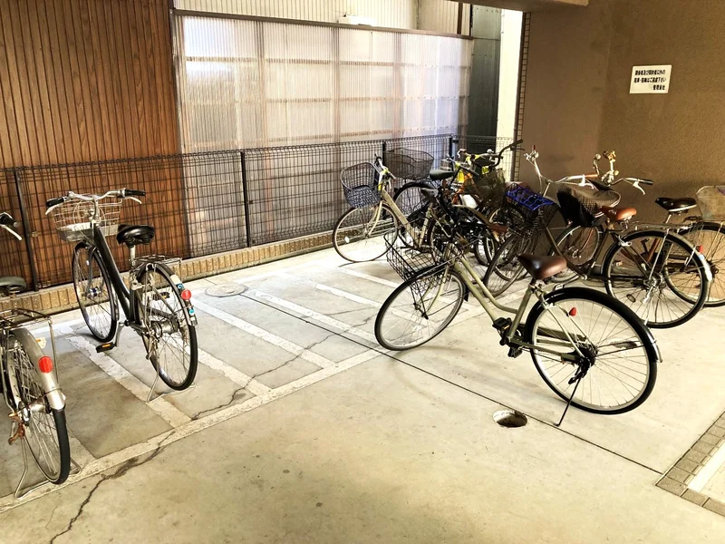 駐輪場有　自転車利用も可能！※条件は別途案内