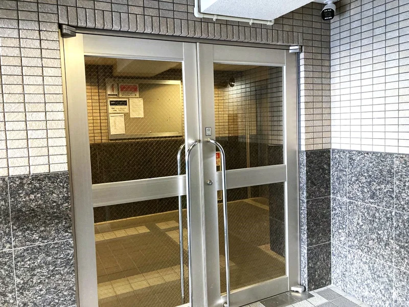 鍵にて開錠必要！