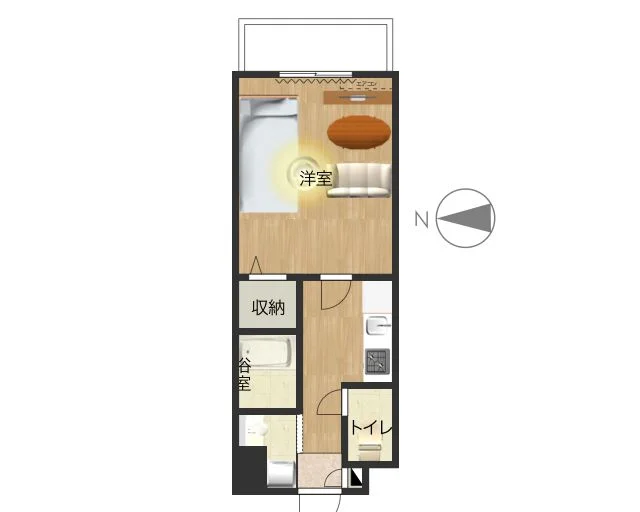 バルコニーあり！