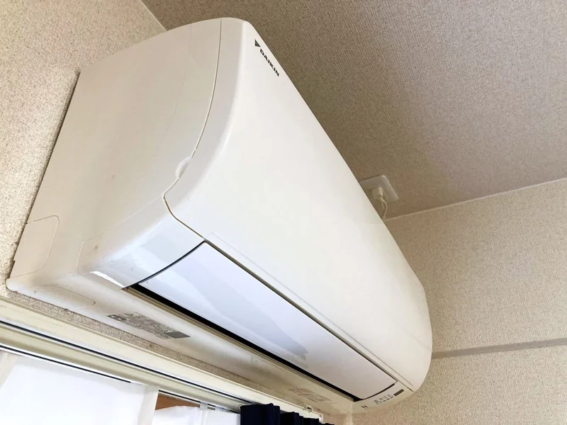 エアコン冷暖房ありで温度調整を！
